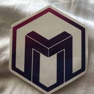 M sticker